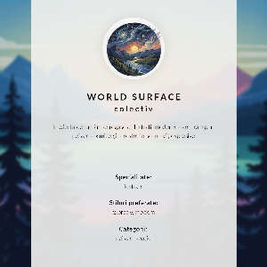Poster auf Leinwand mit gemalter Landschaft