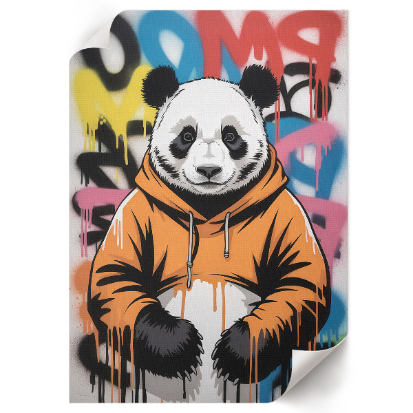 Wand poster Panda-Graffiti