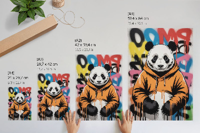 Wand poster Panda-Graffiti
