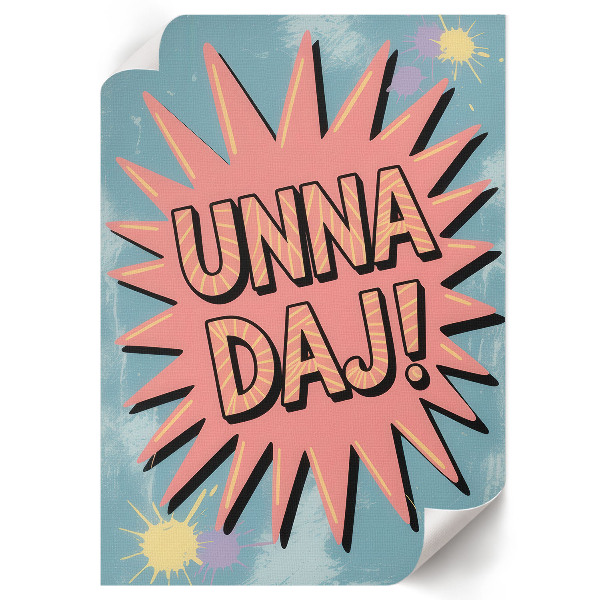 Poster auf leinwand Unna Give!