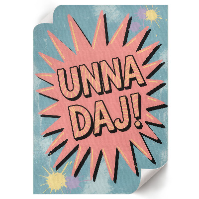 Poster auf leinwand Unna Give!