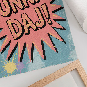 Poster auf leinwand Unna Give!