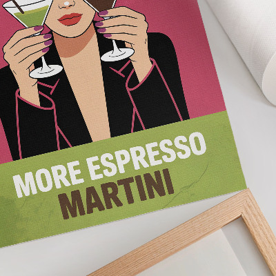 Poster kunstdruck Cocktail-Pop-Art