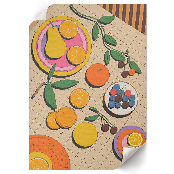 Kunstdruck-Poster mit Motiv 'Früchtefest'