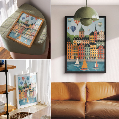Bilder poster Stadtszene