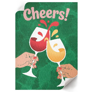 Poster na stenu Prípitok na život