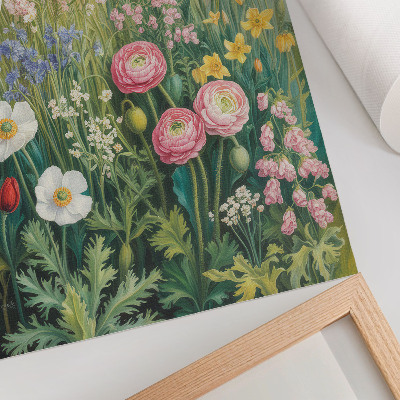Poster auf leinwand Blumenmagie