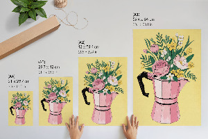 Bilderposter mit Motiv Kaffeeblüten