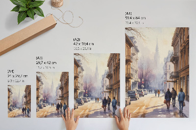 Poster kunstdruck Stadtfrieden
