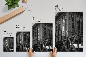 Kunstdruck Poster „Urbane Atmosphäre“
