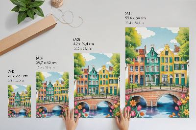 Poster leinwand Farbkanal