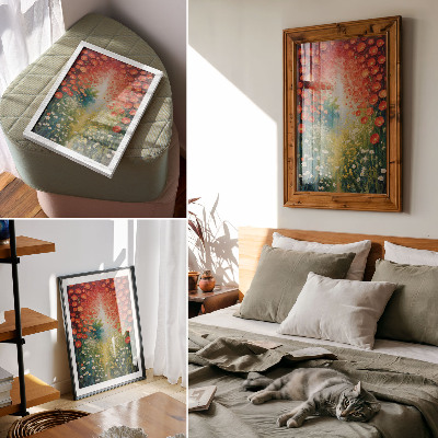 Retro poster Blumenexplosion