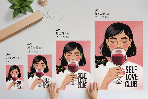 Retro plagát Láska k sebe samému