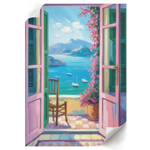Bilderposter mit Motiv "Türen zum Balkon"