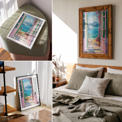 Bilder poster Türen zum Balkon