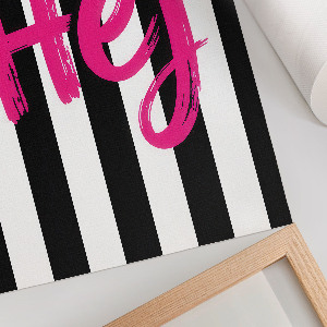 Poster leinwand Pink Hey