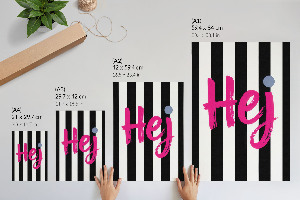 Poster leinwand Pink Hey