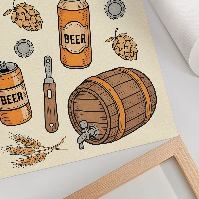 Retro poster Bierwelt