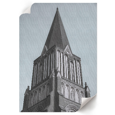 Wand poster gotischer Turm