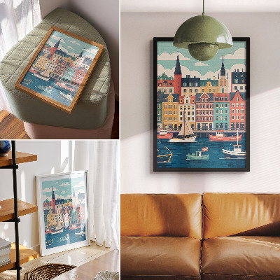 Poster auf leinwand Skandinavischer Charme