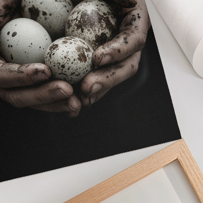 Poster kunstdruck Natürliche Eier
