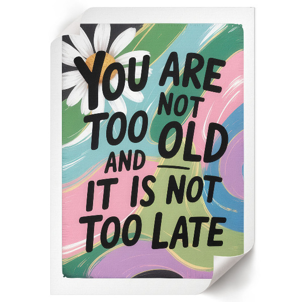 Wand poster Motivation im Alltag