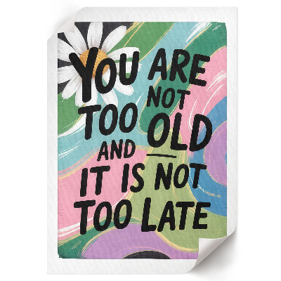 Wand poster Motivation im Alltag