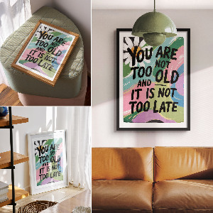Wand poster Motivation im Alltag