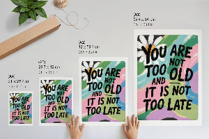 Wand poster Motivation im Alltag