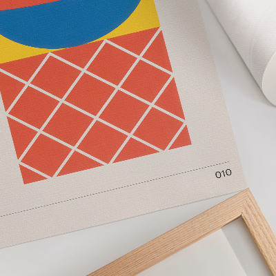 Kunstdruck poster Geometrische Form