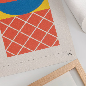 Kunstdruck poster Geometrische Form