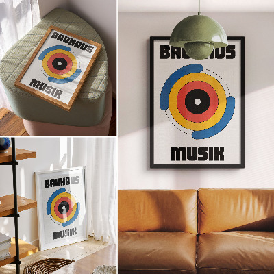 Kunstdruck leinwand Bunte Kreise