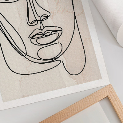 Bilder poster Gesichtsskizze