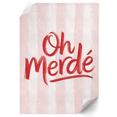 Poster kunstdruck Oh Mist!