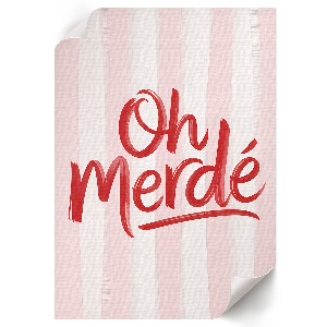 Poster kunstdruck Oh Mist!