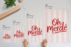 Poster kunstdruck Oh Mist!