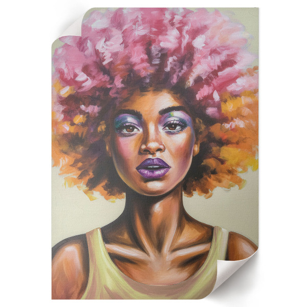 Wand poster Afroamerikanischer Porter