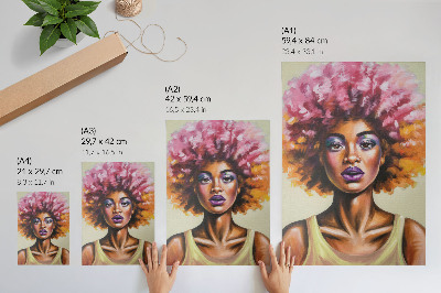 Wand poster Afroamerikanischer Porter