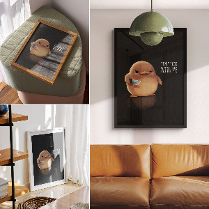 Poster auf Leinwand mit dem Motiv 