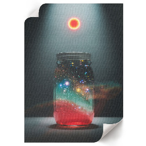 Poster mit Motiv ‚Platz in einem Glas‘