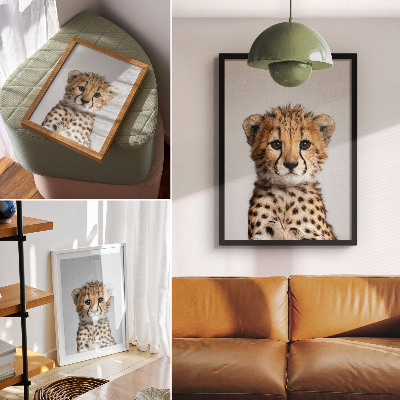 Wand poster Junger Gepard