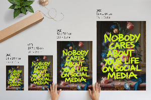 Retro plagát Nikoho to nezaujíma