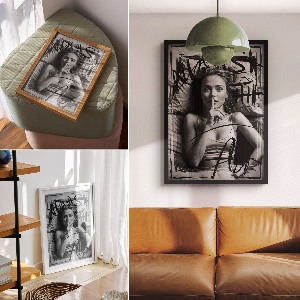 Plagát do obývačky Záhadná žena