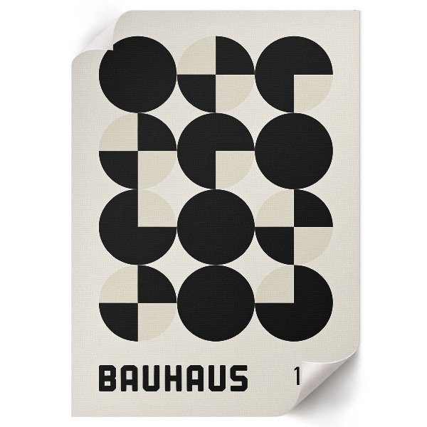 Wand poster Bauhaus-Formen