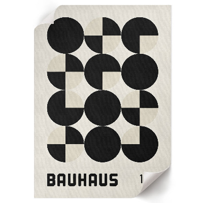 Wand poster Bauhaus-Formen