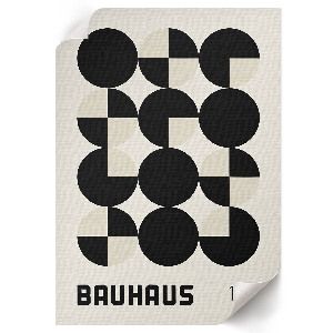 Wand poster Bauhaus-Formen