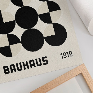 Wand poster Bauhaus-Formen