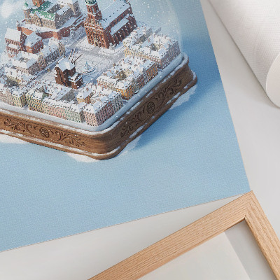 Bilder poster Schneekugel Danzig