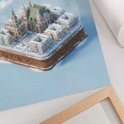 Wand poster Schneekugel Wien