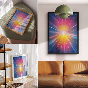 Bilder poster Farbenfrohe Energie